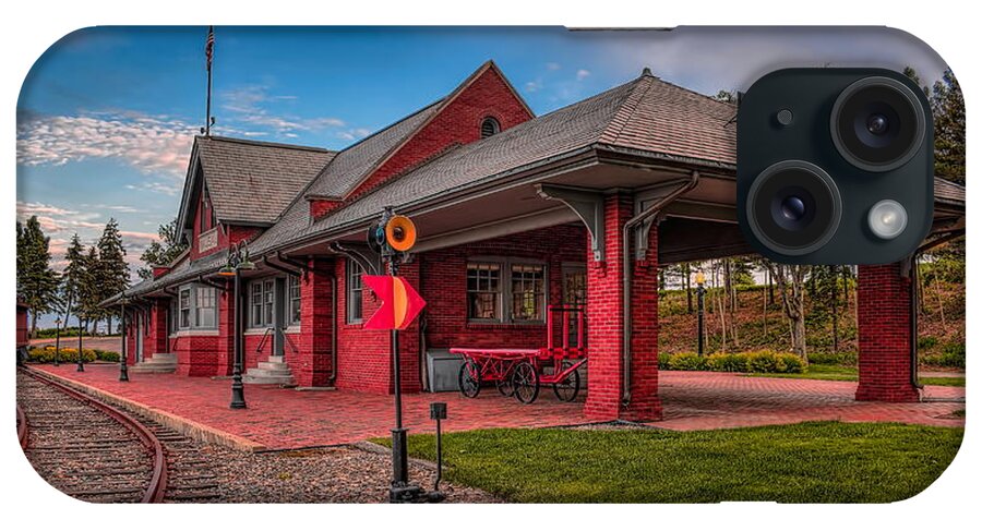 Railroad iPhone Case featuring the photograph The Depot by Dale Kauzlaric