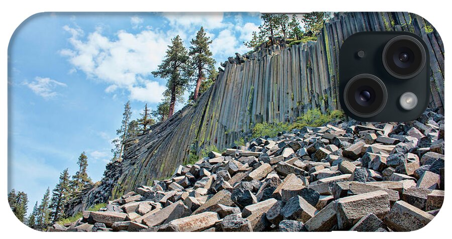 Sierra Nevada iPhone Case featuring the photograph The Devil's Postpile by Kristia Adams