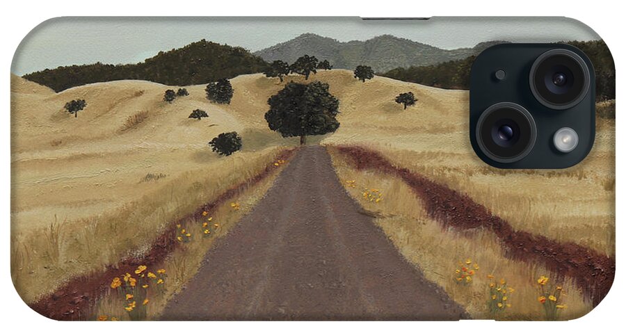 San Jose iPhone Case featuring the painting The Drive by Stephen Krieger