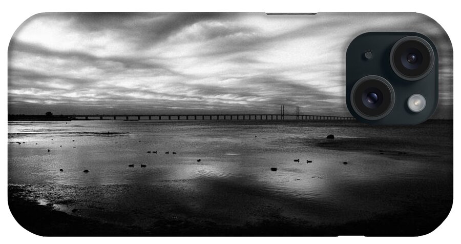 Bridge iPhone Case featuring the photograph The Duck Pond by Marcus Karlsson Sall