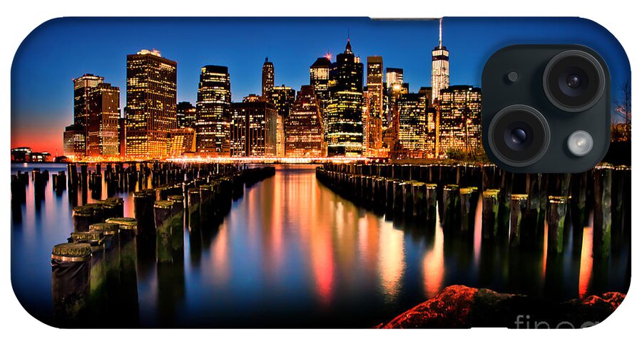 New York City iPhone Case featuring the photograph The Earth Is Bleeding by Az Jackson