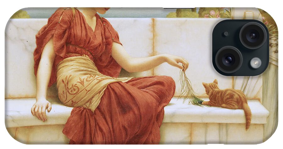 The Favorite iPhone Case featuring the painting The Favorite by John William Godward