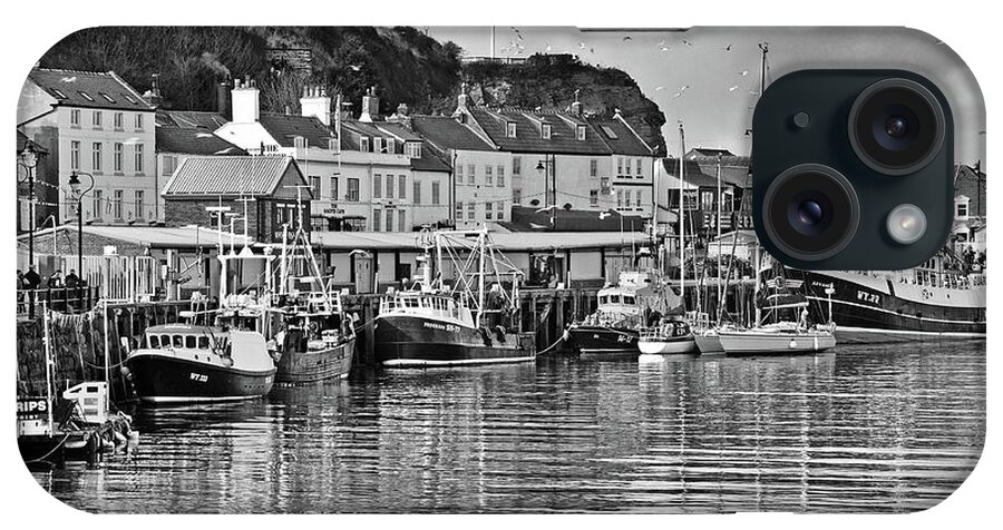Britain iPhone Case featuring the photograph The Fish Quay, Whitby by Rod Johnson