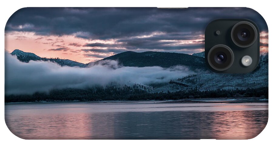 Snow iPhone Case featuring the photograph The Fog Lifts by Jen Manganello