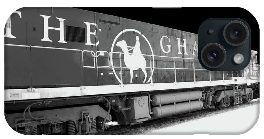 Digital Black And White Photo iPhone Case featuring the photograph The Ghan BW by Tim Richards