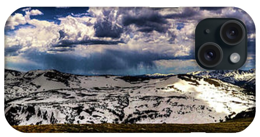 Gore Range iPhone Case featuring the photograph The Gore Range in Panorama by Roger Passman