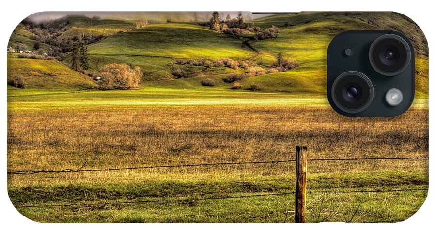 Pasture iPhone Case featuring the photograph The Grass is Always Greener1 by Loni Collins