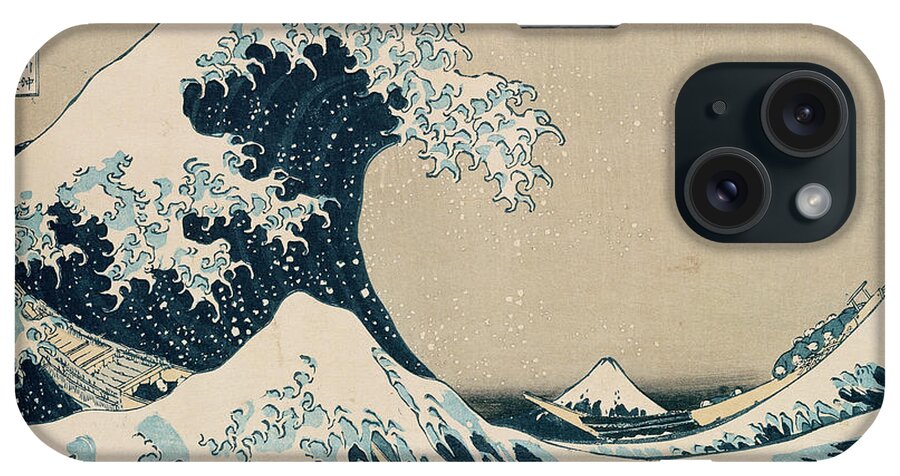 #faatoppicks iPhone Case featuring the painting The Great Wave of Kanagawa by Hokusai