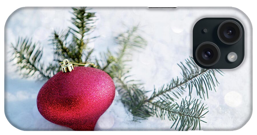 Ornament iPhone Case featuring the photograph The Holidays by Rebecca Cozart