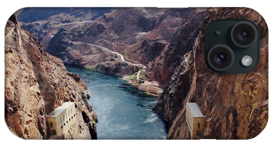 Black Canyon iPhone Case featuring the photograph The Hoover Dam by Sue Morris