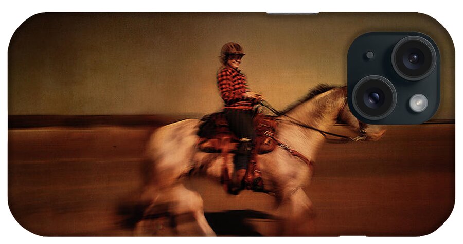 Horse iPhone Case featuring the photograph The Horse Rider by Aleksander Rotner