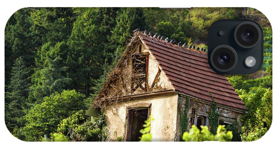 Old House iPhone Case featuring the photograph The house in the vineyards by Paul MAURICE