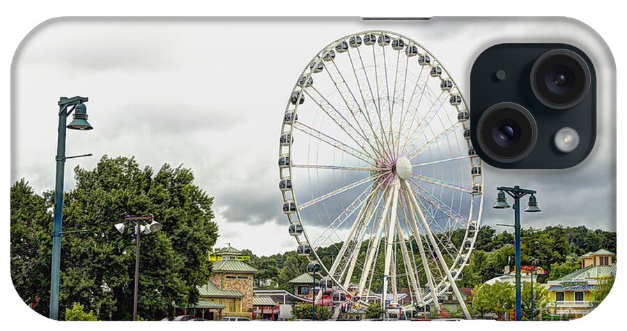 The Island iPhone Case featuring the photograph The Island Smoky Mountain Wheel by Ules Barnwell