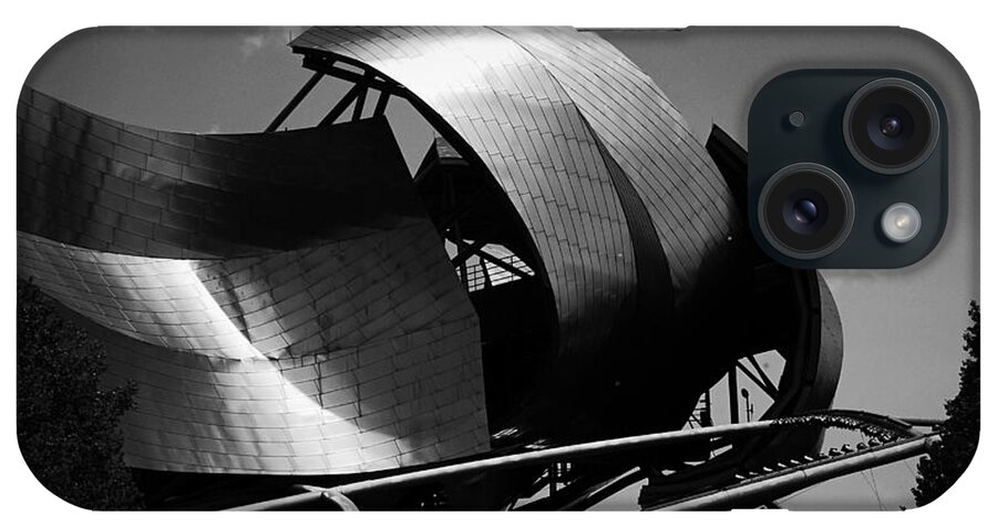Structure iPhone Case featuring the photograph The Jay Pritzker Pavilion by Ester McGuire