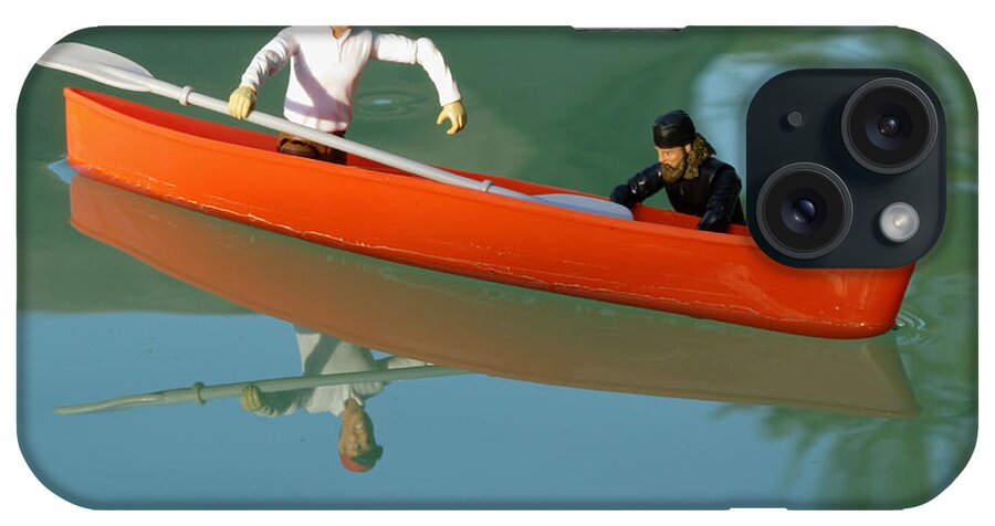  iPhone Case featuring the digital art The Kayak Team 7 by Digital Art Cafe