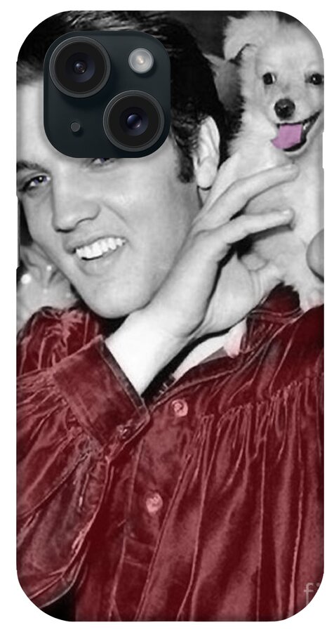 Elvis iPhone Case featuring the photograph The King Rocks On XXX by Al Bourassa