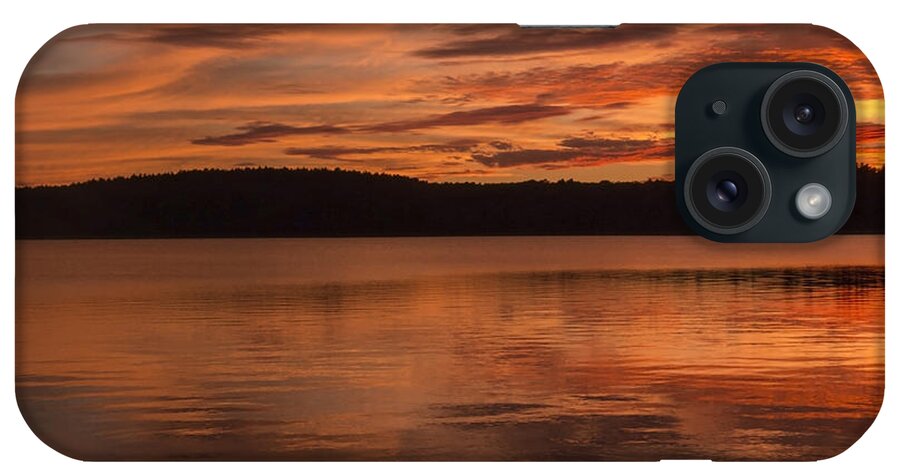 Sunset iPhone Case featuring the photograph The Last Night of Summer by Lili Feinstein