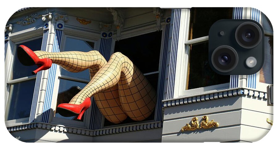 Fishnet Stocking Legs iPhone Case featuring the photograph The Legs Of Ashbury Haight by Christiane Schulze Art And Photography