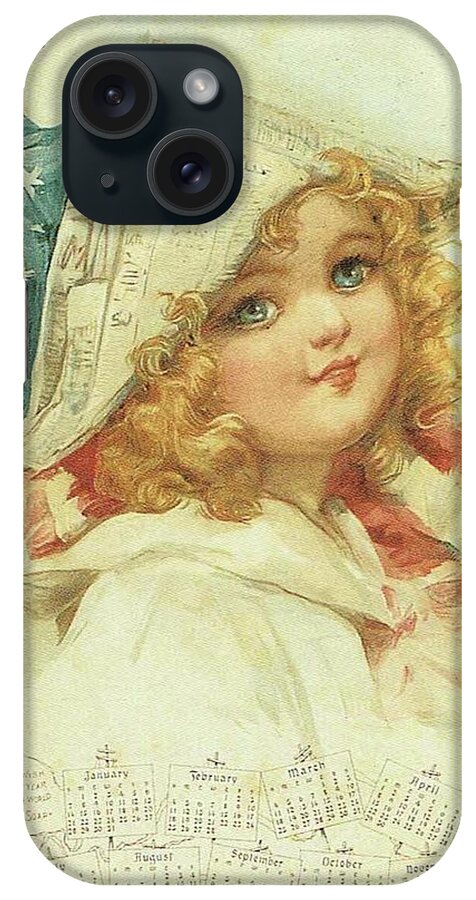 Frances Brundage iPhone Case featuring the painting The Little Patriot by Reynold Jay