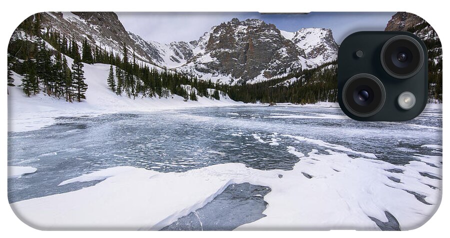 Colorado iPhone Case featuring the photograph The Loch Vale in Winter by Aaron Spong