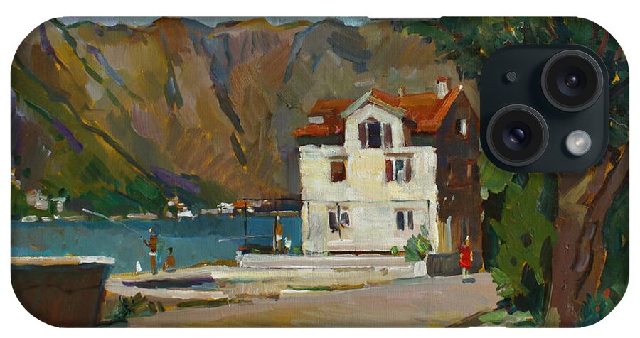Plein Air iPhone Case featuring the painting The long hot day. Sold by Juliya Zhukova