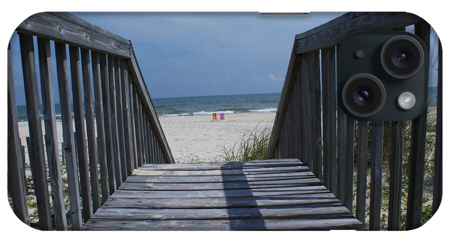 St. George Island iPhone Case featuring the photograph The Long Walk by Theresa Cangelosi
