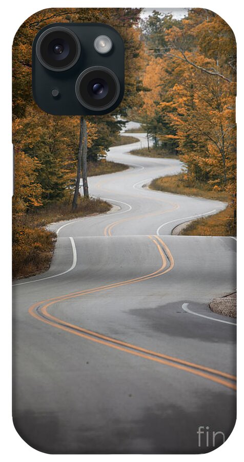 Winding iPhone Case featuring the photograph The Long Winding Road by Timothy Johnson