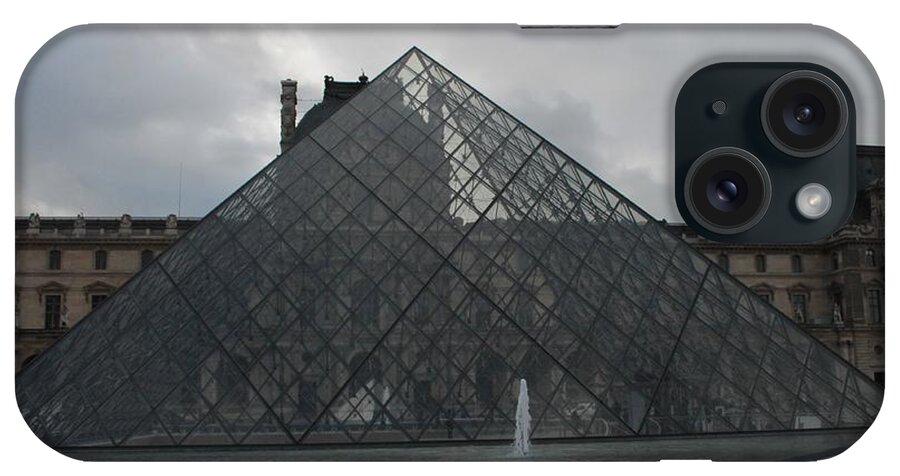 The Louvre iPhone Case featuring the photograph The Louvre and I.M. Pei by Christopher J Kirby