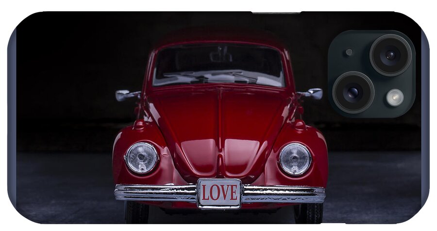 Car iPhone Case featuring the photograph The Love Bug Square by Edward Fielding