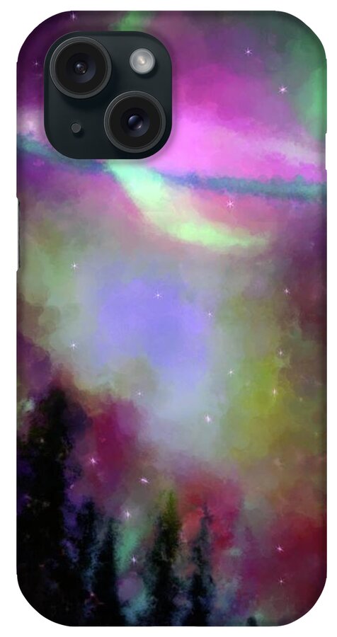Lunar iPhone Case featuring the painting The Lunar Dream by Armin Sabanovic