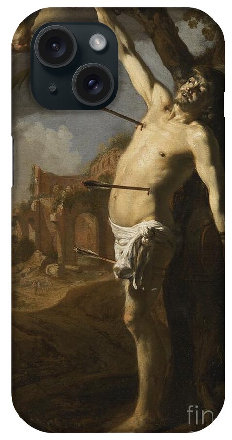 David Colijns iPhone Case featuring the painting The Martyrdom Of Saint Sebastian by Celestial Images