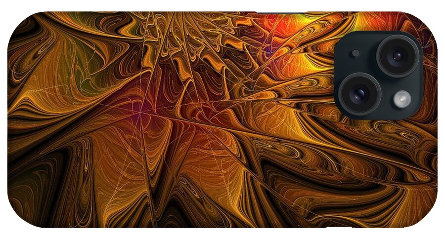 Digital Art iPhone Case featuring the digital art The Midas Touch by Amanda Moore
