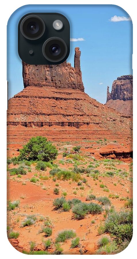 Monument Valley iPhone Case featuring the photograph The Mittens by Connor Beekman