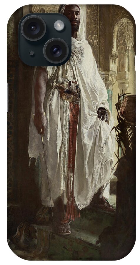 Moorish Chief iPhone Case featuring the painting The Moorish Chief, 1878 by Eduard Charlemont