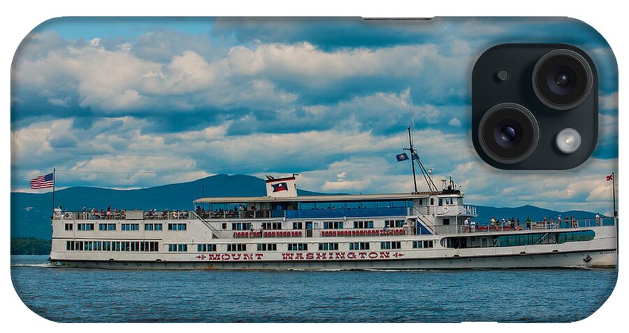 Mount Washington Boat iPhone Case featuring the photograph The Mount Washington by Brenda Jacobs