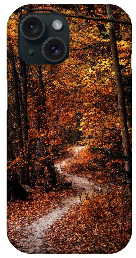 Landscape iPhone Case featuring the photograph The Narrow Path by Scott Norris
