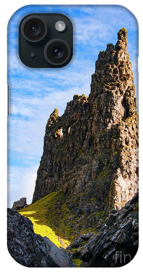 Isle Of Skye iPhone Case featuring the photograph The Needle Rock Two by Bob Phillips