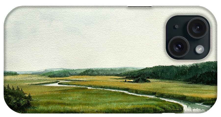 Norwell iPhone Case featuring the painting The North River by Paul Gaj