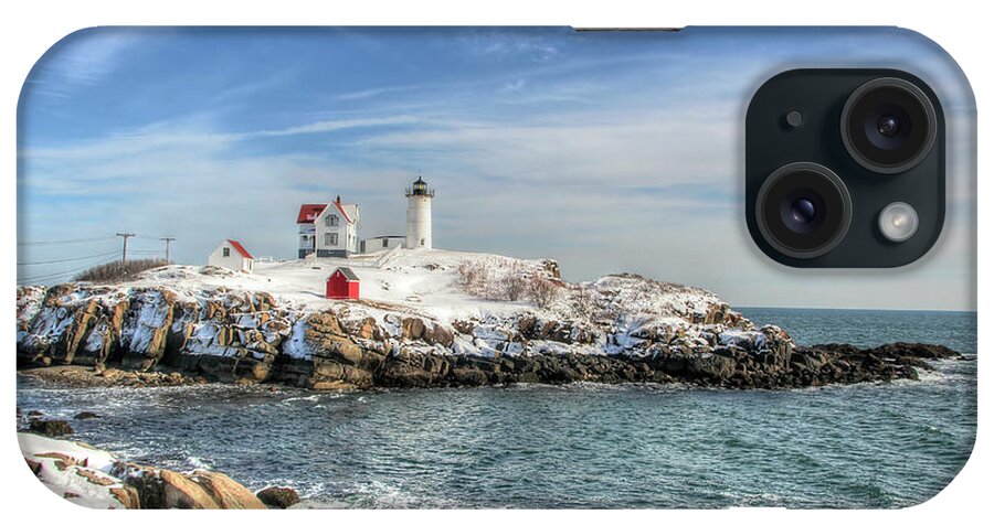 Cape Neddick iPhone Case featuring the photograph The Nubble Light by LR Photography