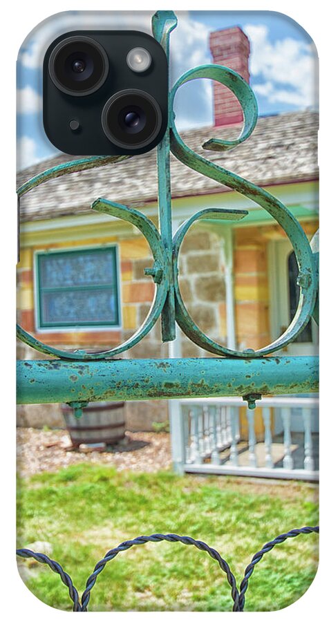 Garden Gate iPhone Case featuring the photograph The Old Gate by Jolynn Reed