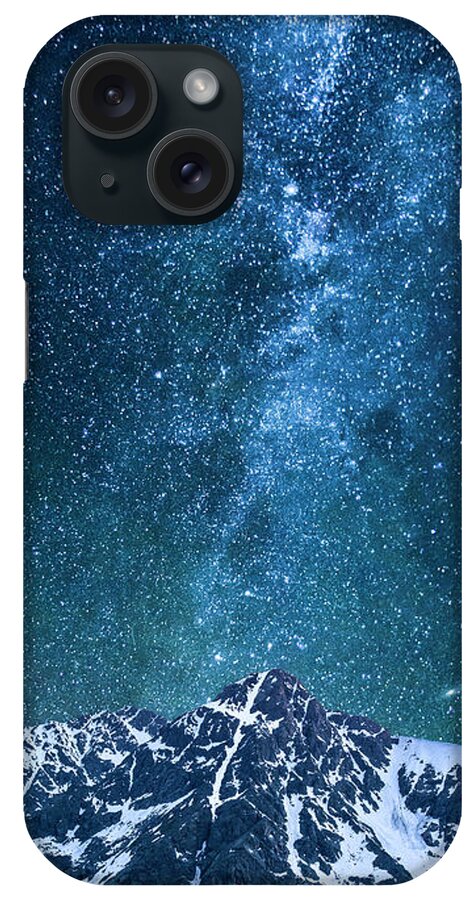 Stars iPhone Case featuring the photograph The One Who Holds the Stars by Aaron Spong