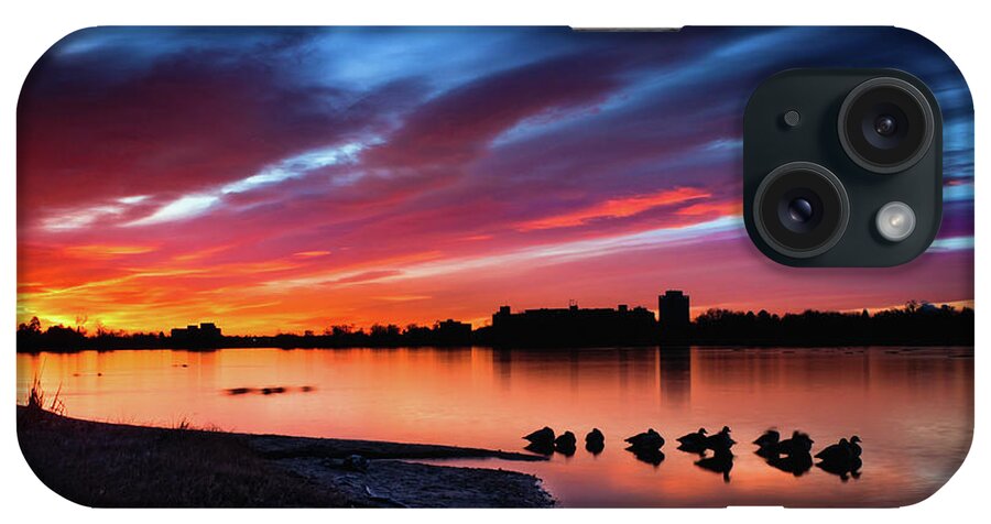 Aspen iPhone Case featuring the photograph The Painted Skies Of November by John De Bord