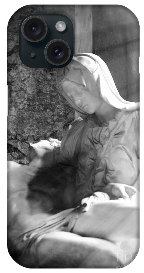 Pieta Statue iPhone Case featuring the photograph The Passion of the Christ by Stefano Senise