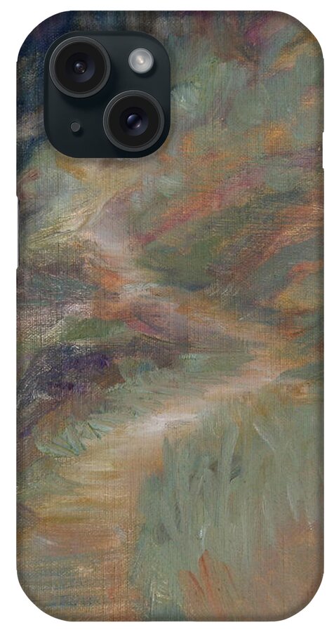 Pathway iPhone Case featuring the painting The Pathway by Quin Sweetman