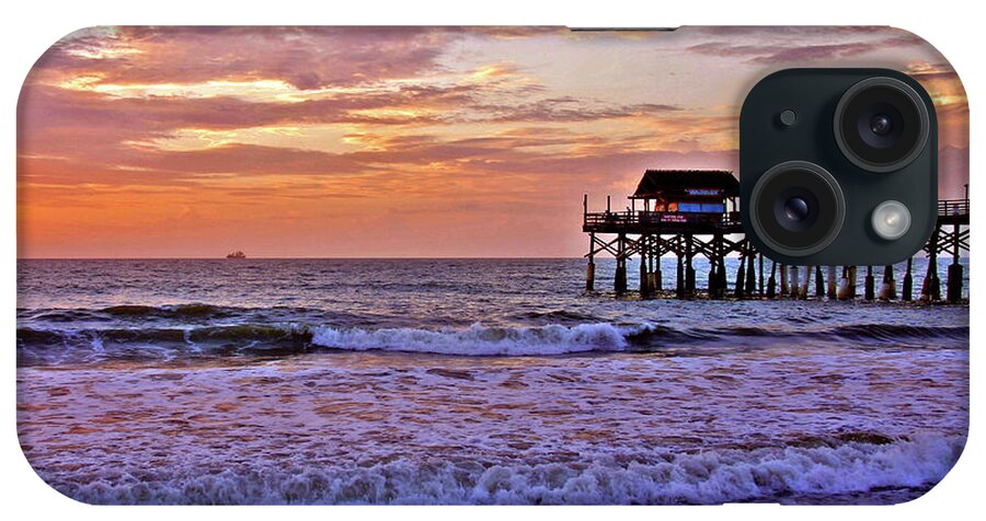 Sunset iPhone Case featuring the photograph The Pier by Scott Mahon