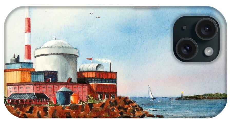 Nuclear iPhone Case featuring the painting The Plant by Joseph Burger
