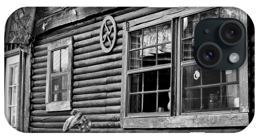 Appalachia iPhone Case featuring the photograph The Ranch House BW by Christi Kraft