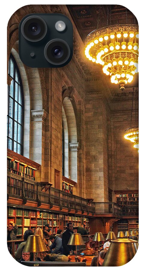 New York Public Library iPhone Case featuring the photograph The Reading Room by Jessica Jenney