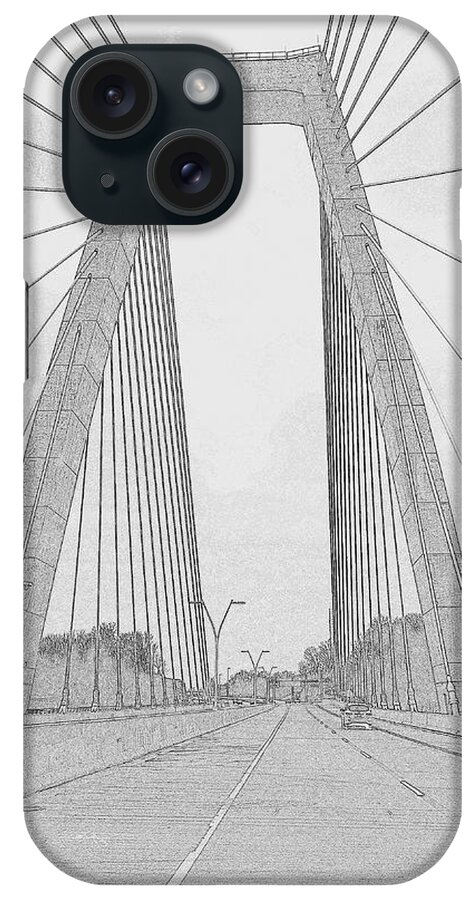 The Road iPhone Case featuring the photograph The Road by Edward Smith