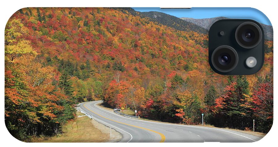 Autumn iPhone Case featuring the photograph The Road through Pinkham Notch by John Burk